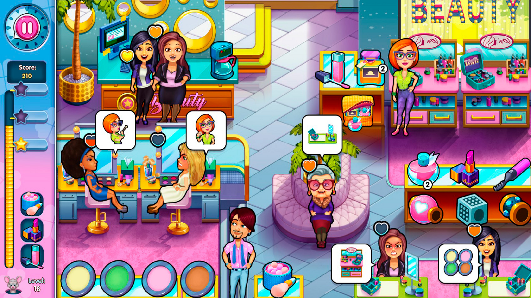 Cuplikan Layar Game Sally's Salon: Hair & Make-Up