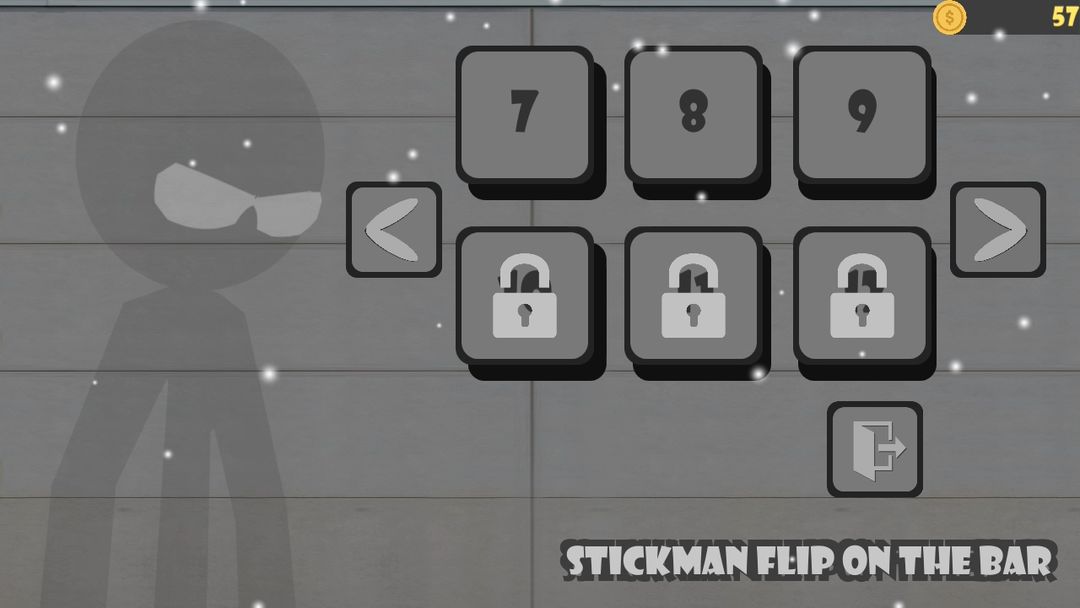 Screenshot of Stickman flip on the bar