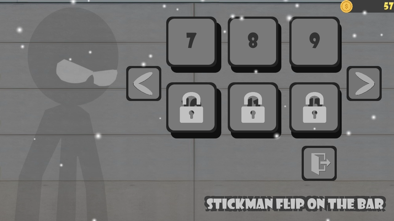 Cuplikan Layar Game Stickman flip on the bar