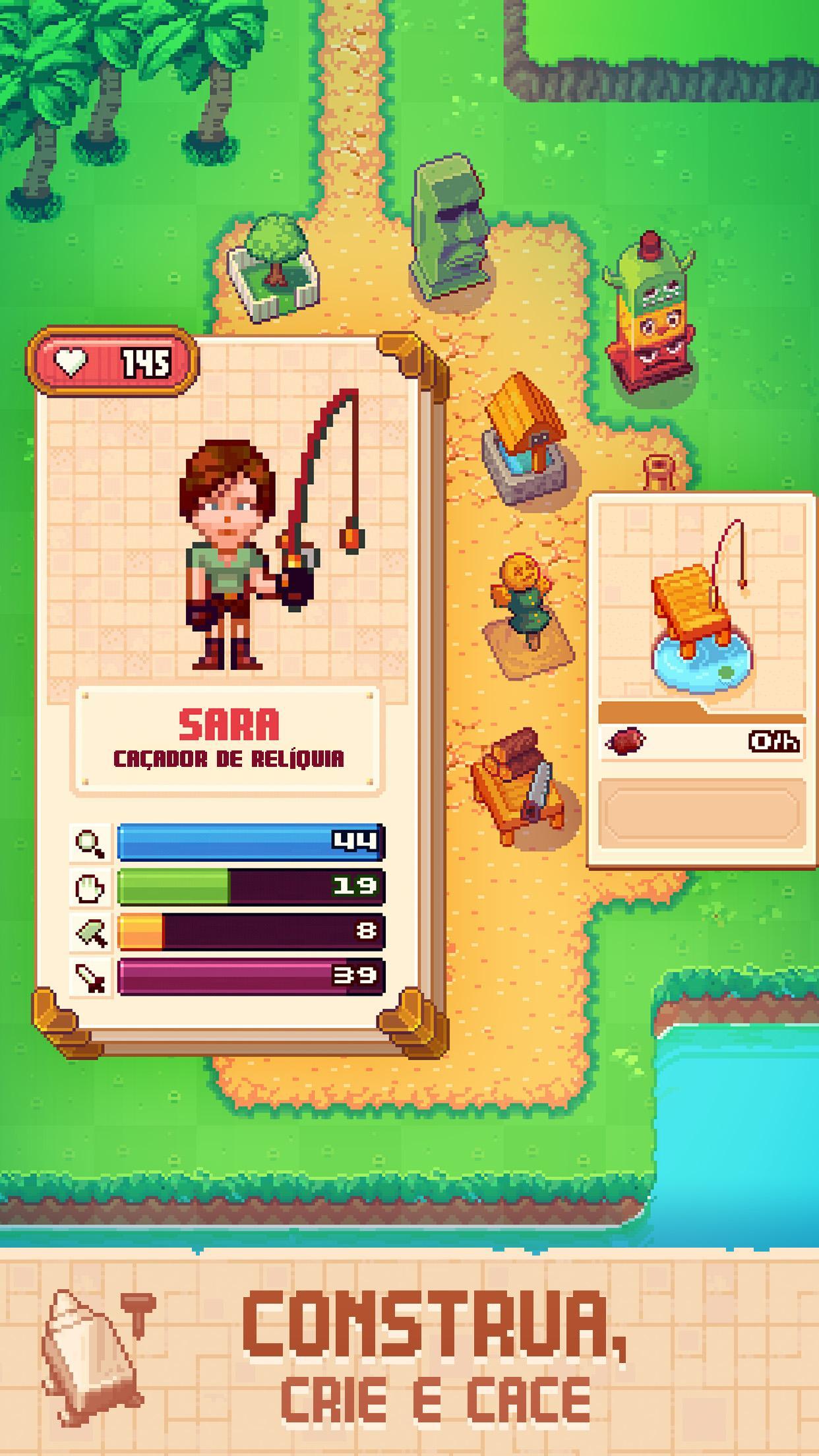 Captura de Tela do Jogo Tinker Island Ilha de Aventura
