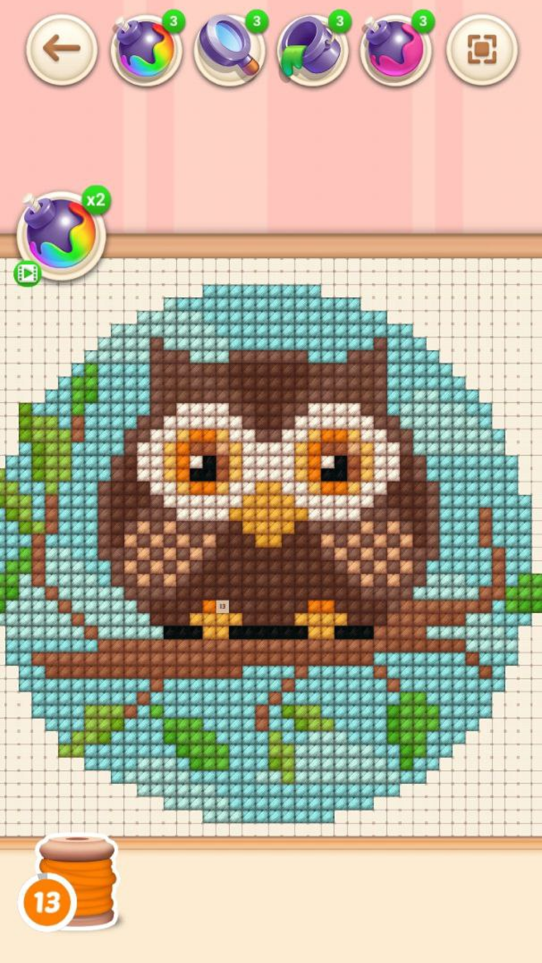 Аrt cross stitch Game Screenshot
