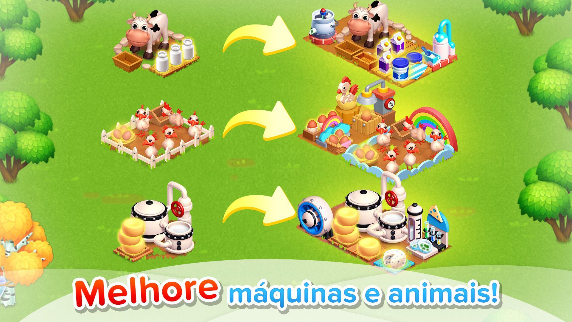 Captura de Tela do Jogo Fazenda Feliz Pocket