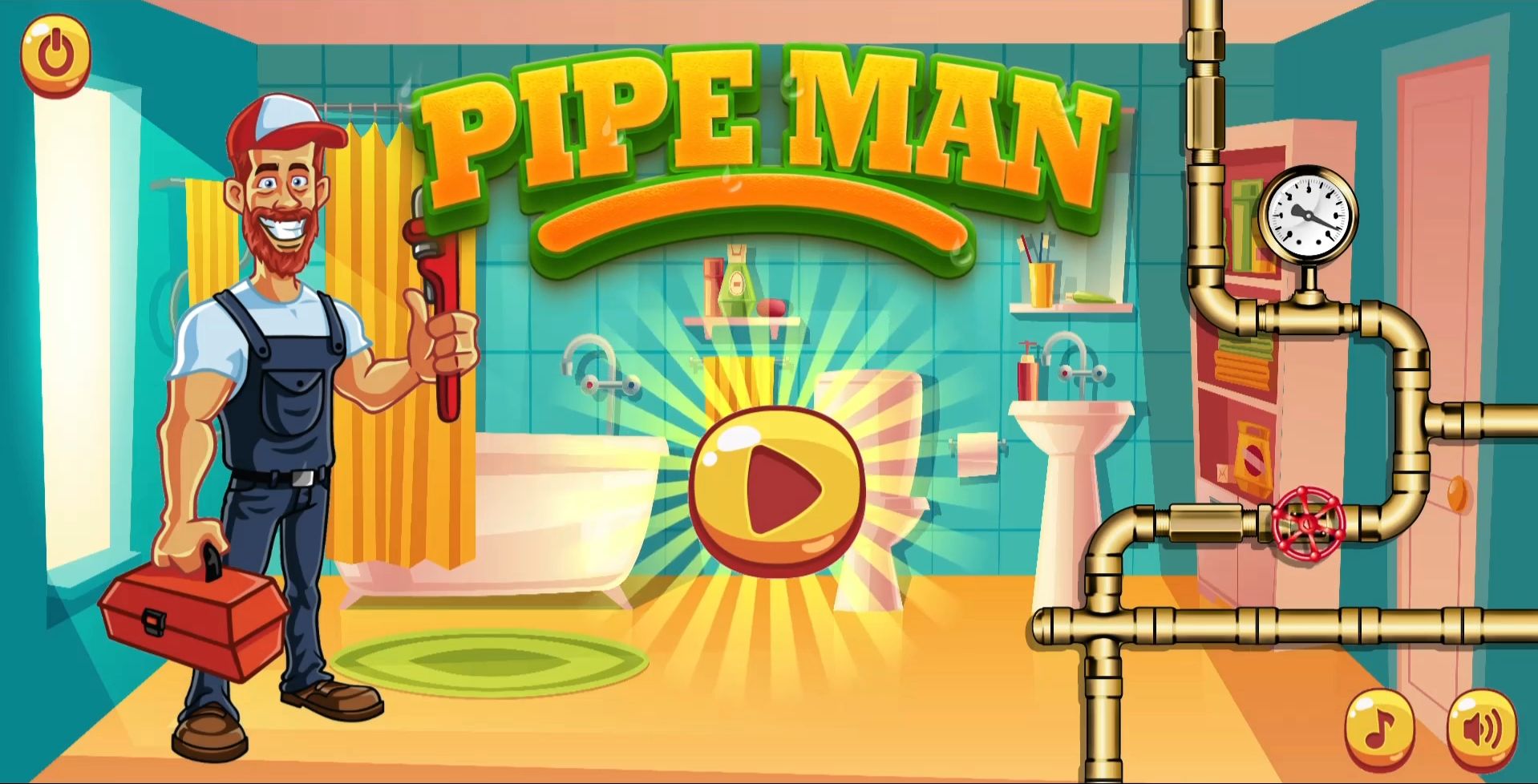Pipe man Game Screenshot