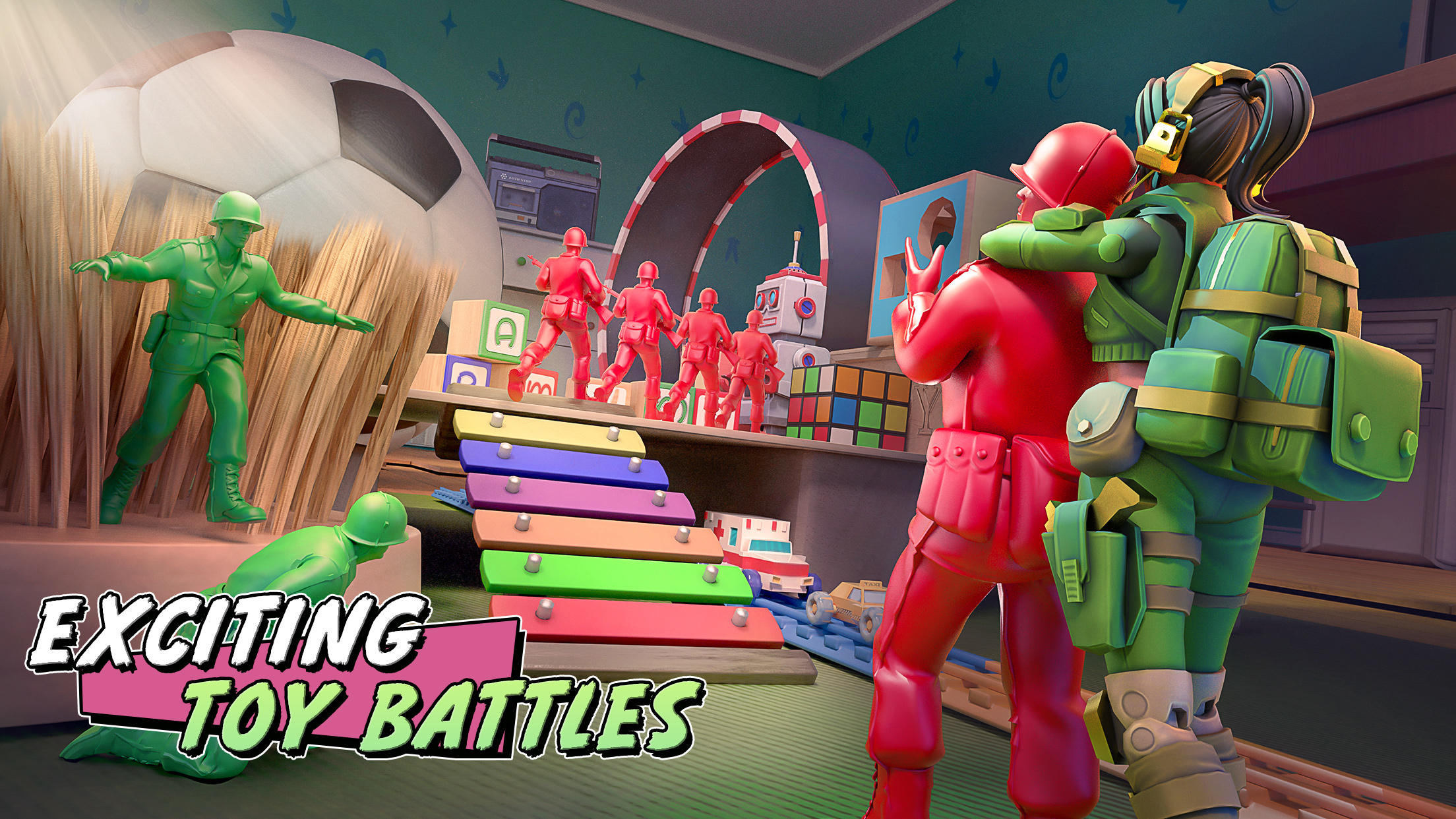 Screenshot of TOY WARS: Green Soldier Strike