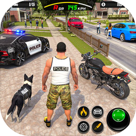 Bike Chase 3D Police Car Games
