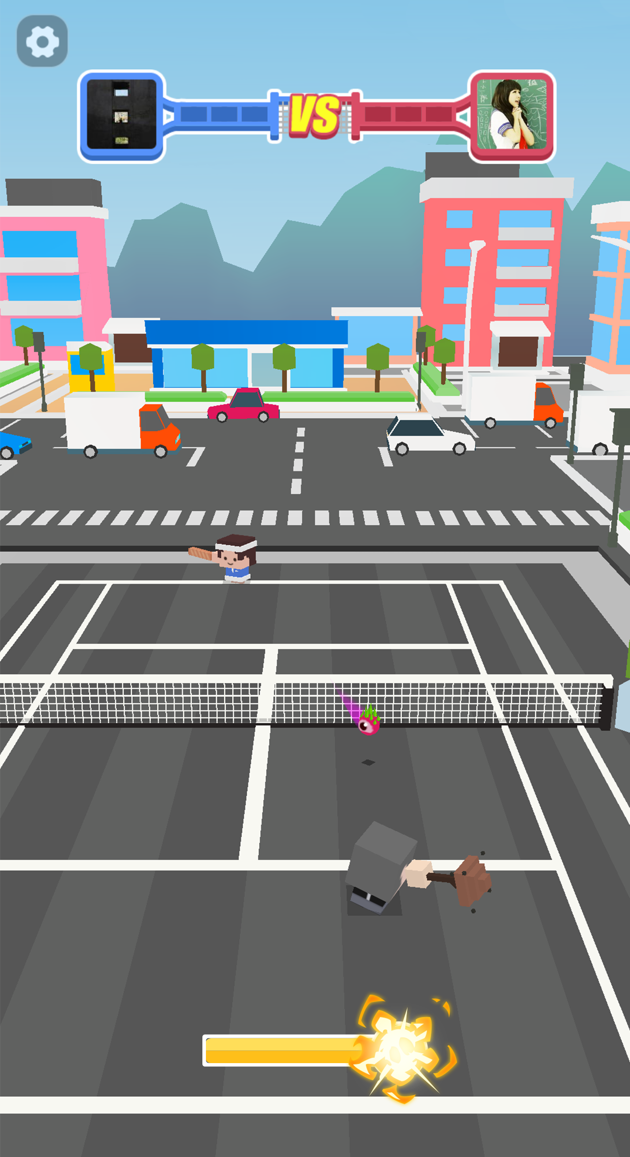 Screenshot of Mini Tennis