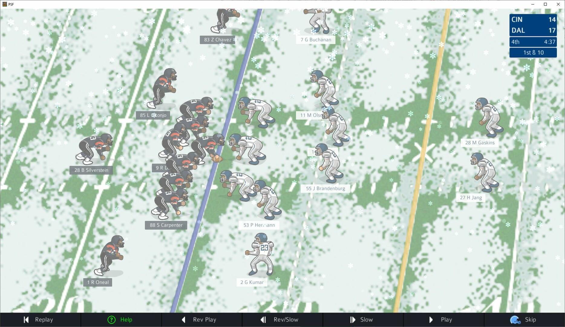 Pro Strategy Football 2025 Game Screenshot