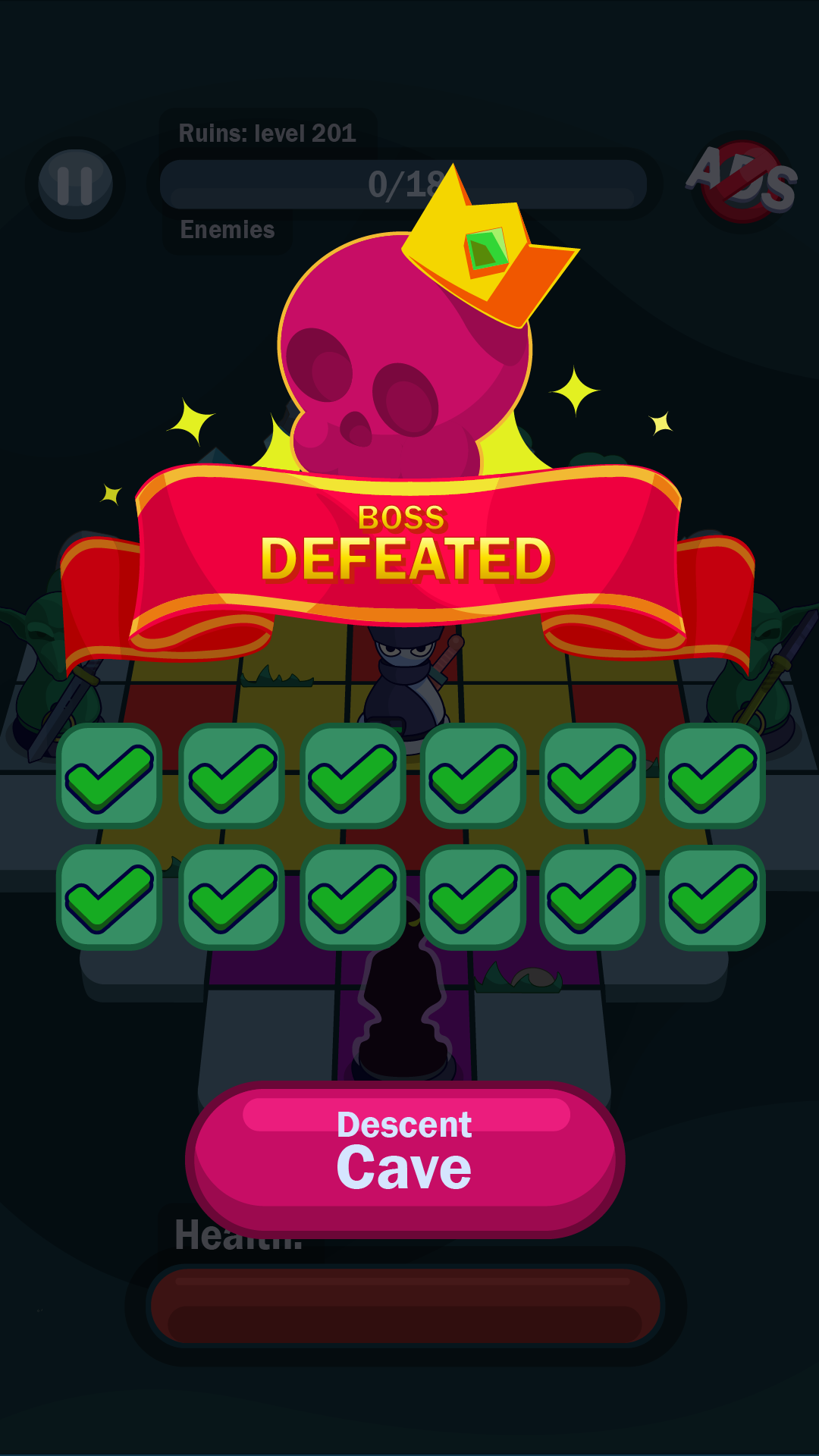 Screenshot of King’s Pawn: action-strategy