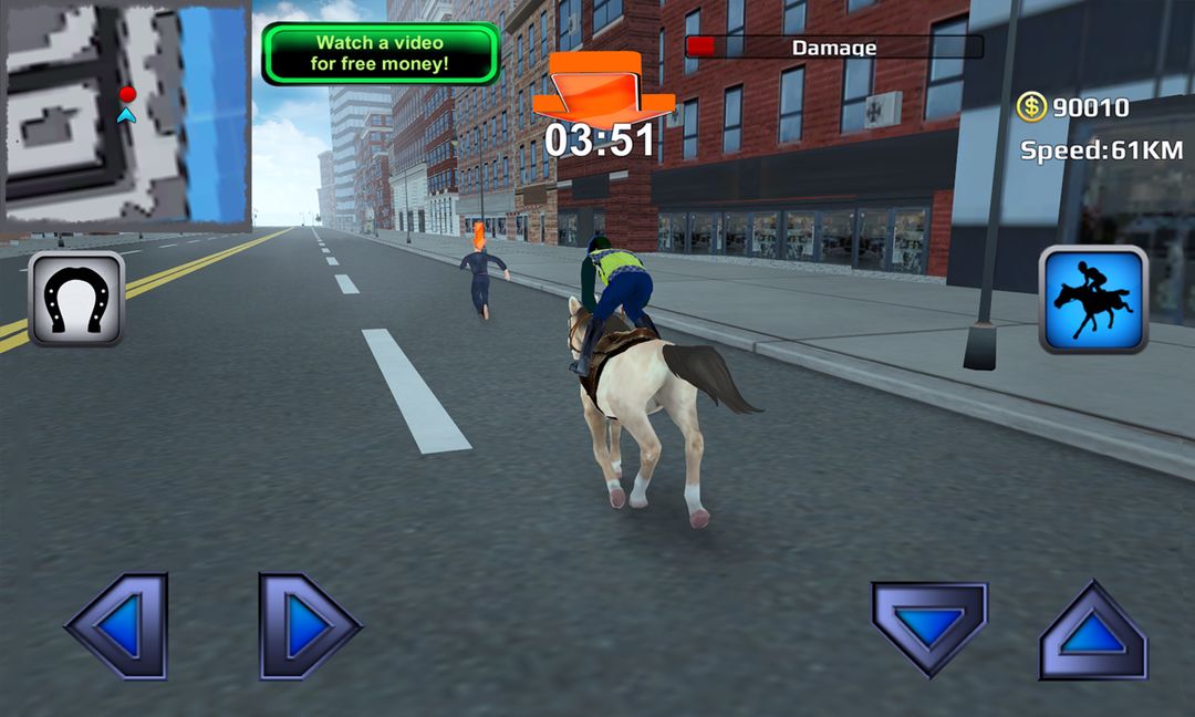 3D Police Horse Racing Extreme 게임 스크린 샷