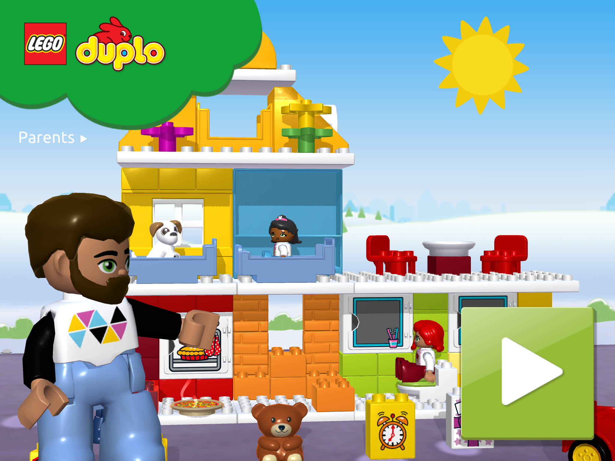 Lego duplo town game sale