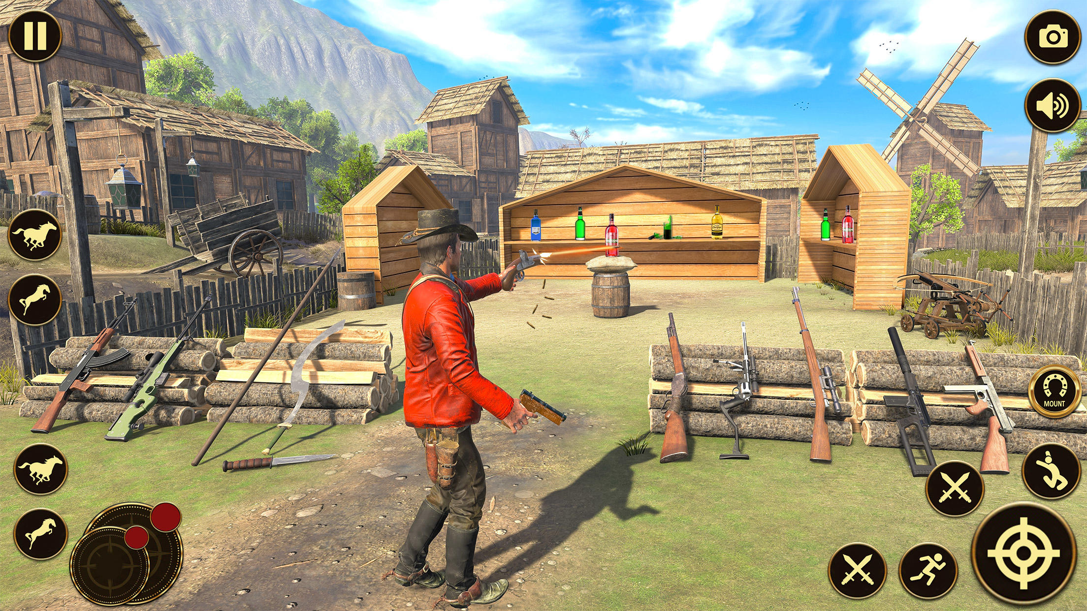 Screenshot of Wild West Cowboy Games Offline