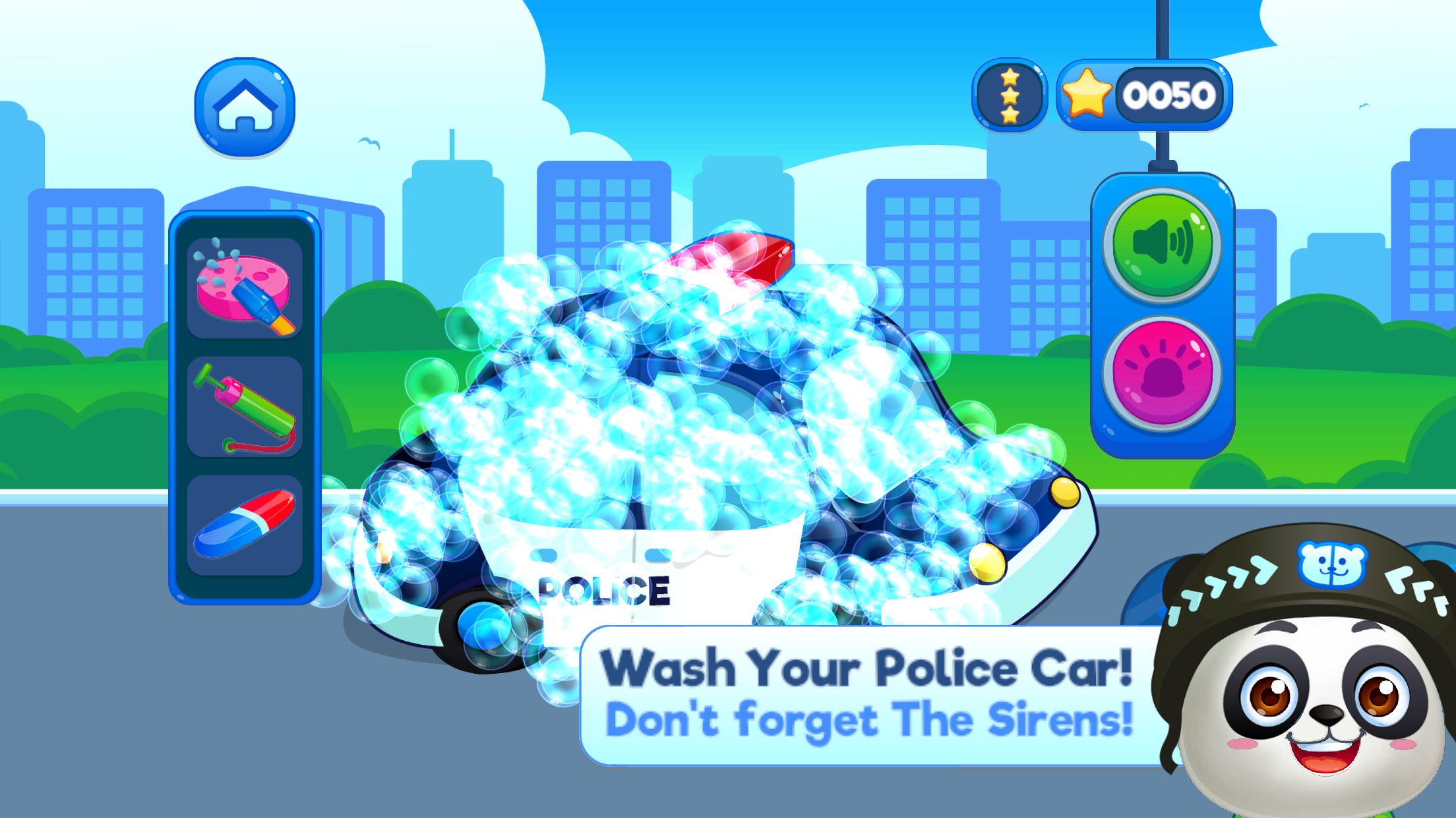 Panda Panda Police ภาพหน้าจอเกม