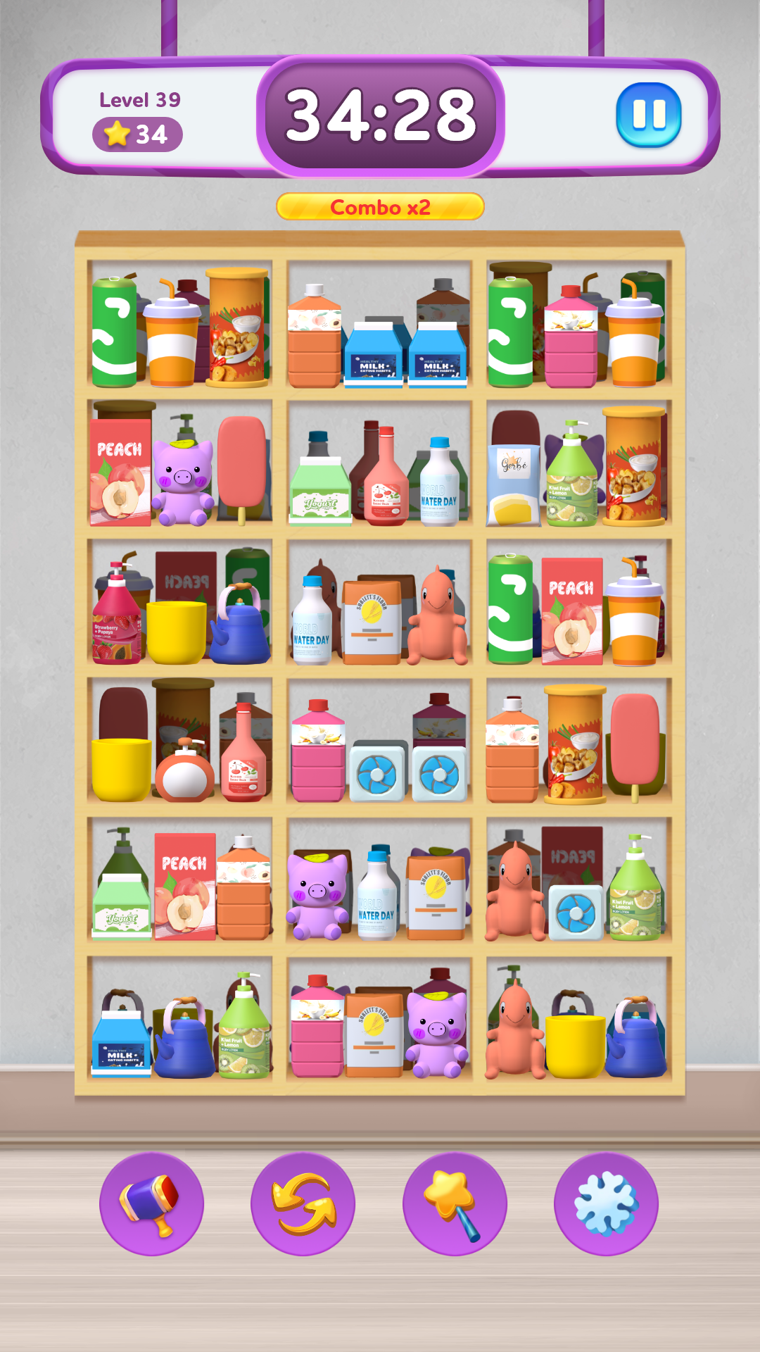 Goods Sort 3D: Match 3 Items Game Screenshot