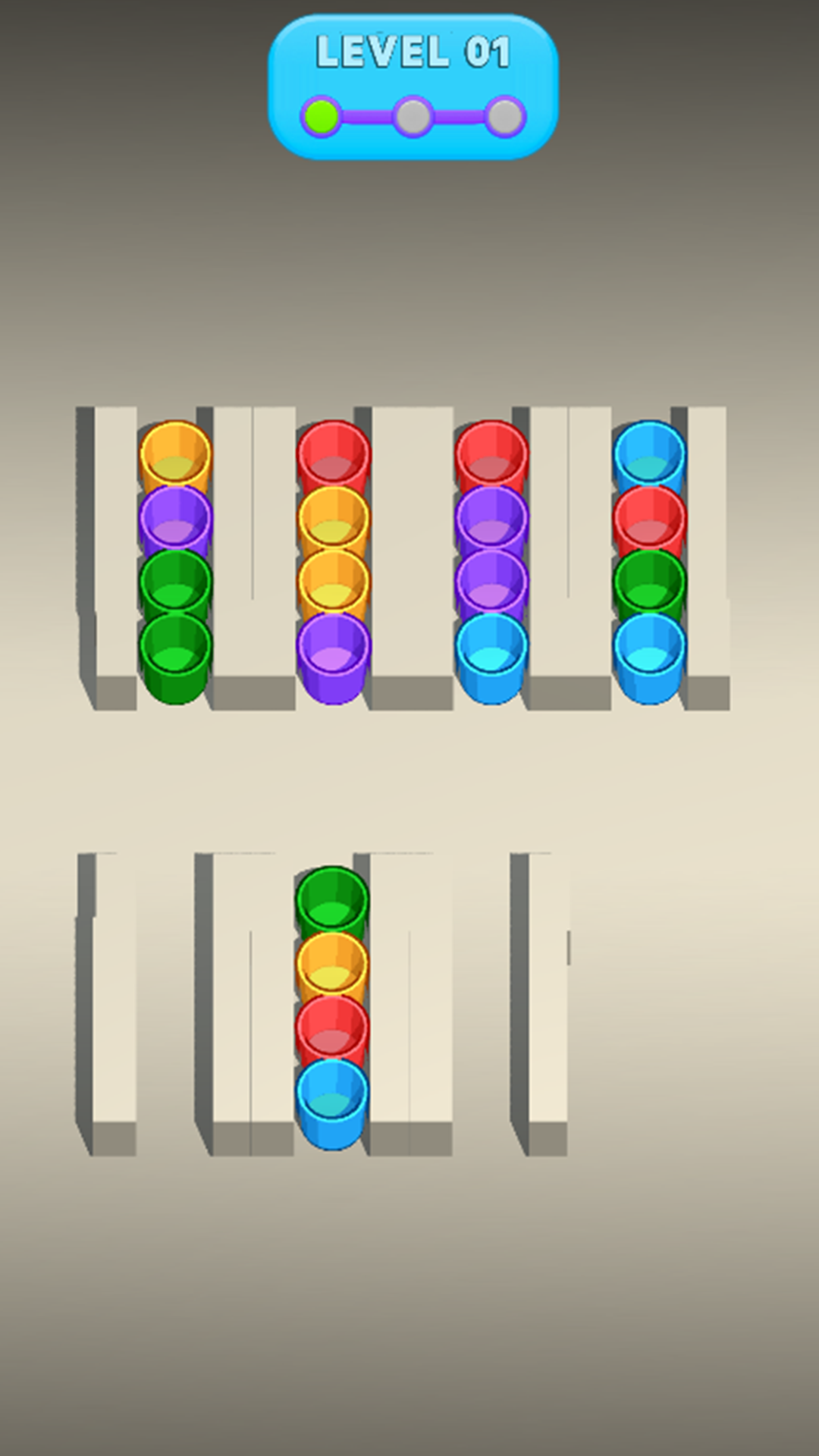 Coffee Sort Game Screenshot