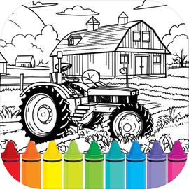 Disegni da colorare di fattoria versione mobile Android iOS apk scarica  gratis-TapTap