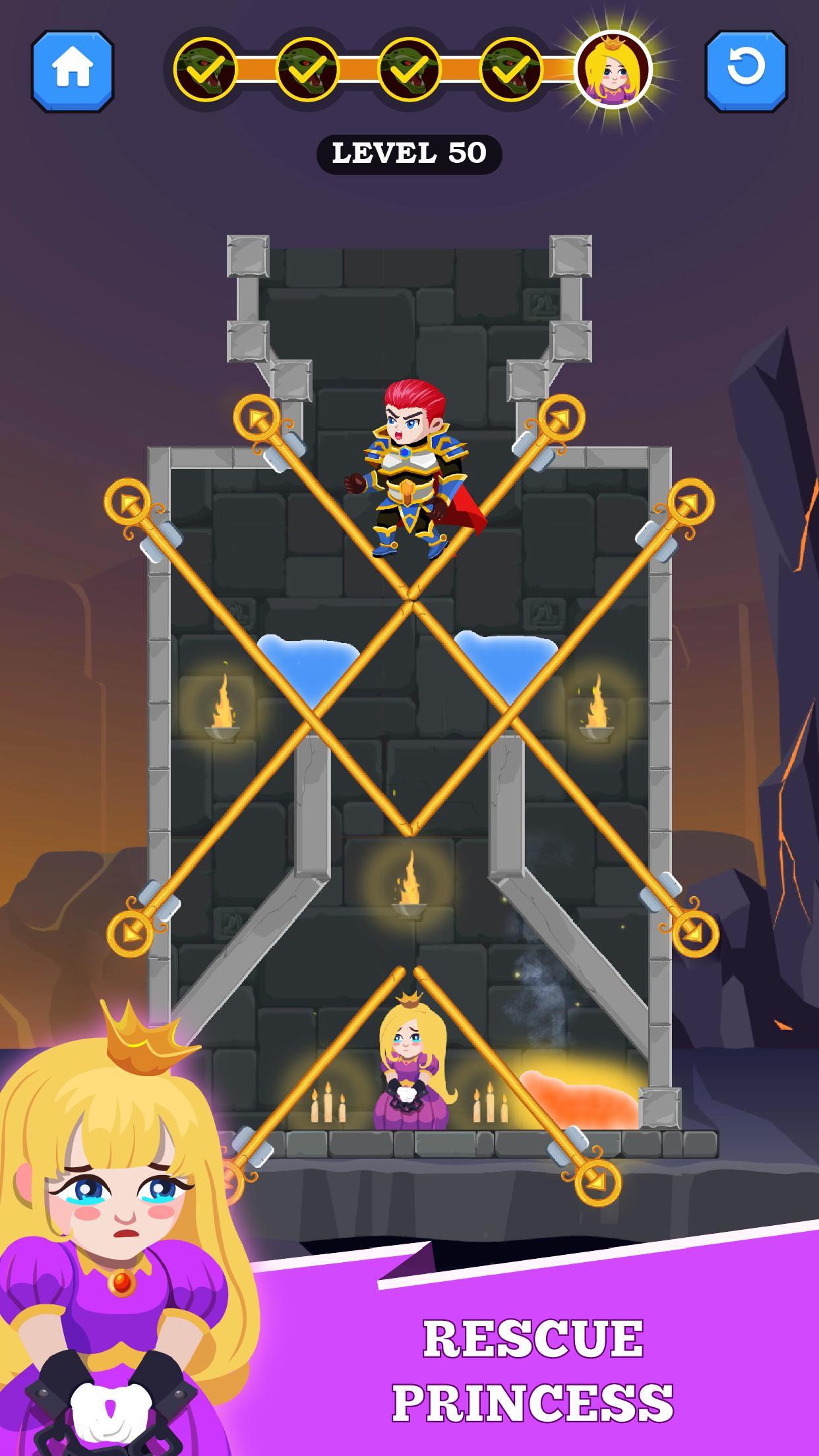 Hero Rescue Game Screenshot