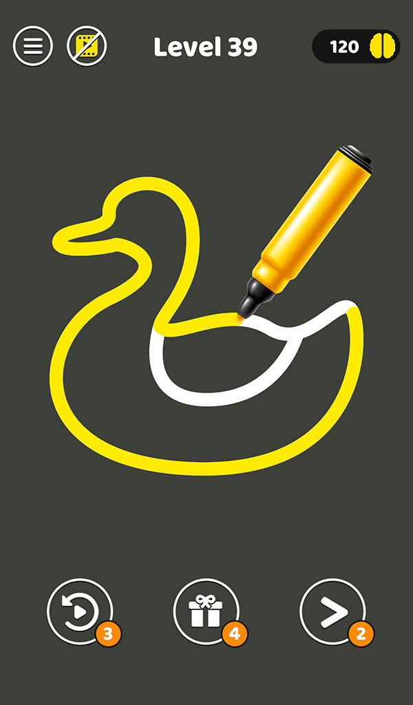 Impossible Draw: 1 Line Puzzle Game Screenshot