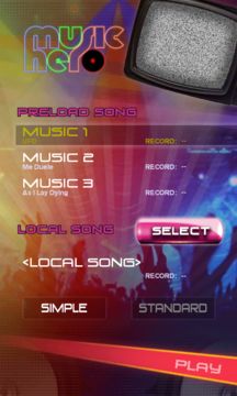 Cuplikan Layar Game Music Hero