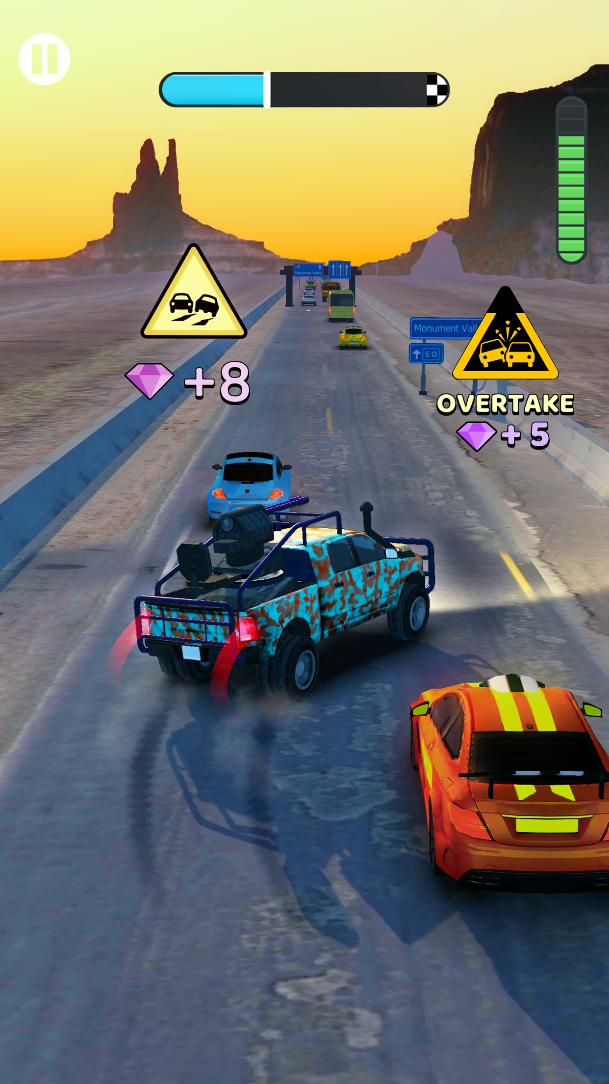 Screenshot of Rush Hour 3D: Car Game