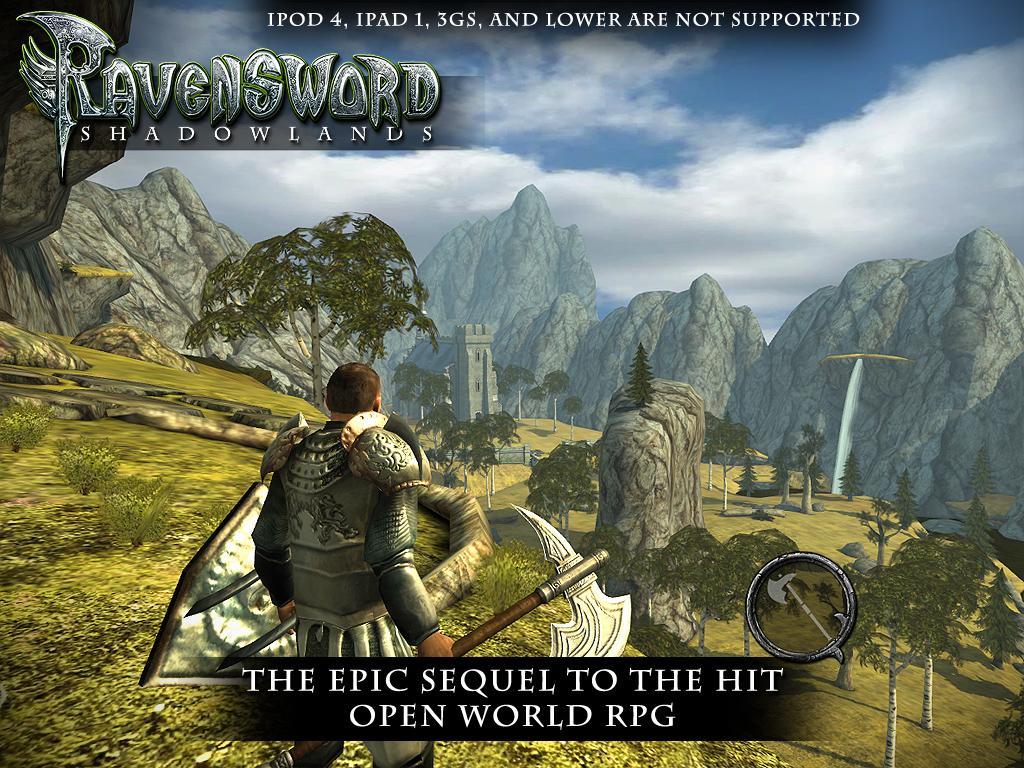 Screenshot of Ravensword: Shadowlands 3d RPG