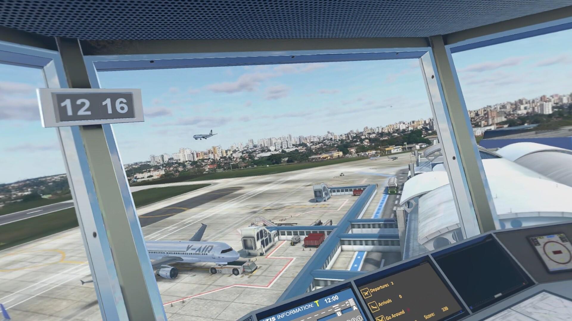 Cuplikan Layar Game V-Air Traffic Control