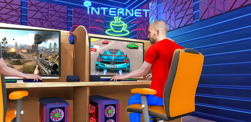 Banner of Internet Cafe Shop Simulator 