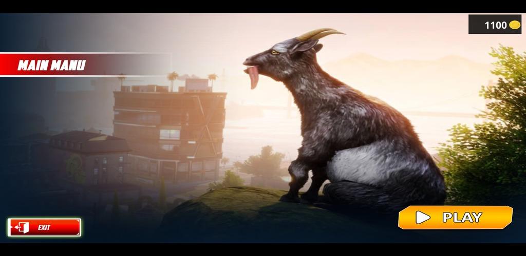 Open World Goat Simulator Game screenshot