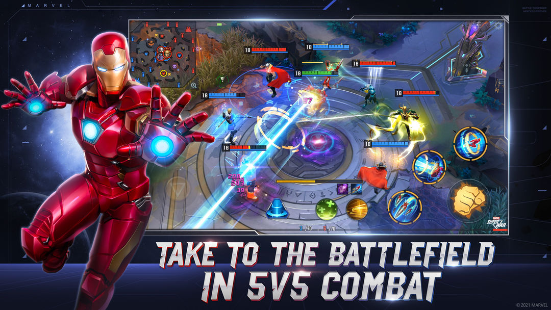 Screenshot of MARVEL Super War