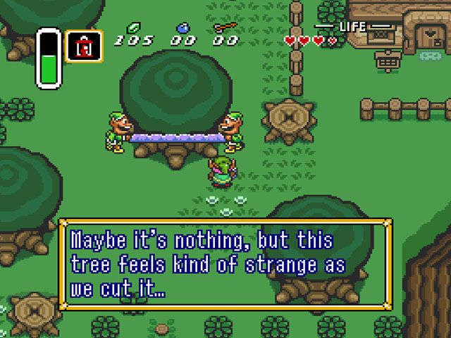 Screenshot 1 of The Legend of Zelda: A Link to the Past (SNES) 
