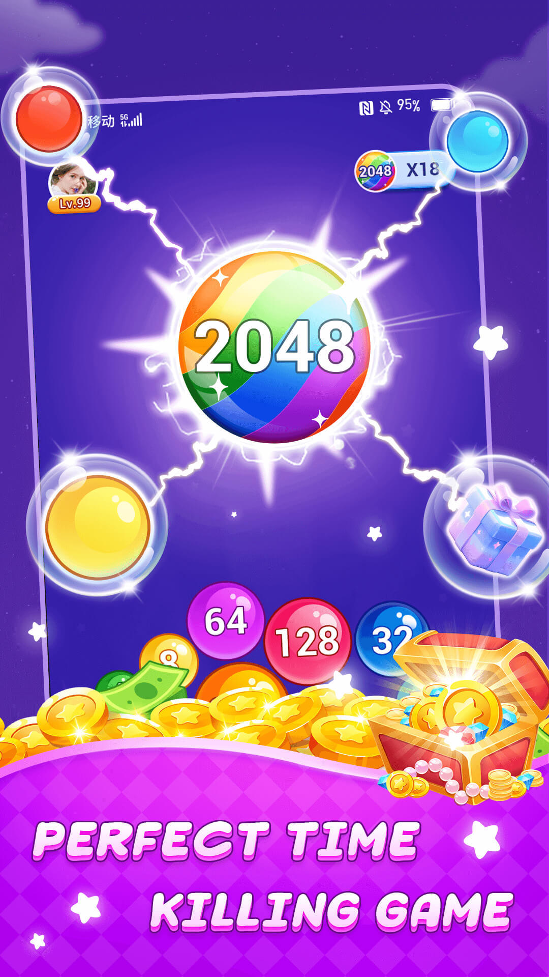 Screenshot 1 of Merge Party - Puzzle Game 1.0.9