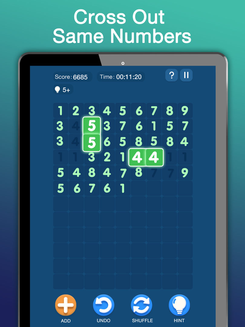 Match Ten - Number Puzzle ภาพหน้าจอเกม