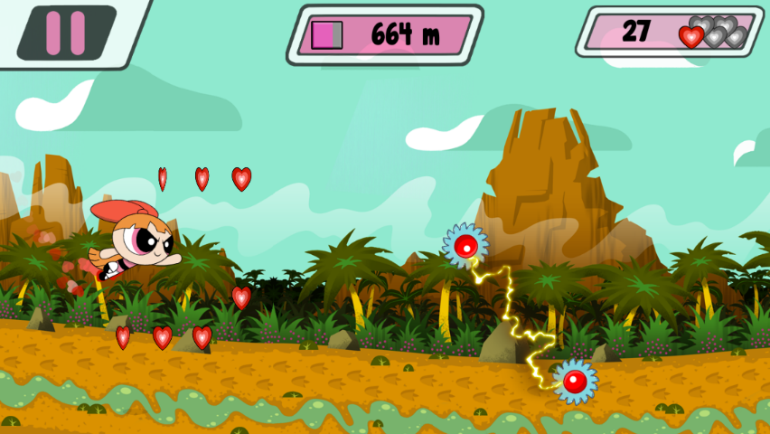 Captura de Tela do Jogo Powerpuff Girls: Mojo Madness
