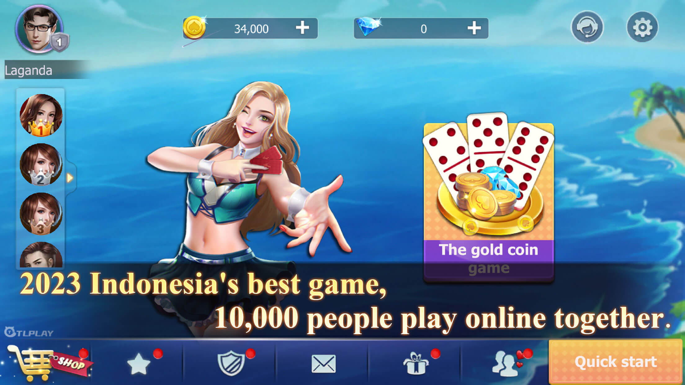 Screenshot of High Domino Online