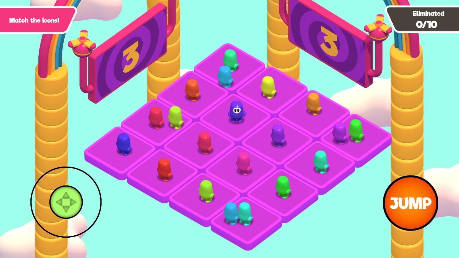 Screenshot of Fall Beans : Adventure Game