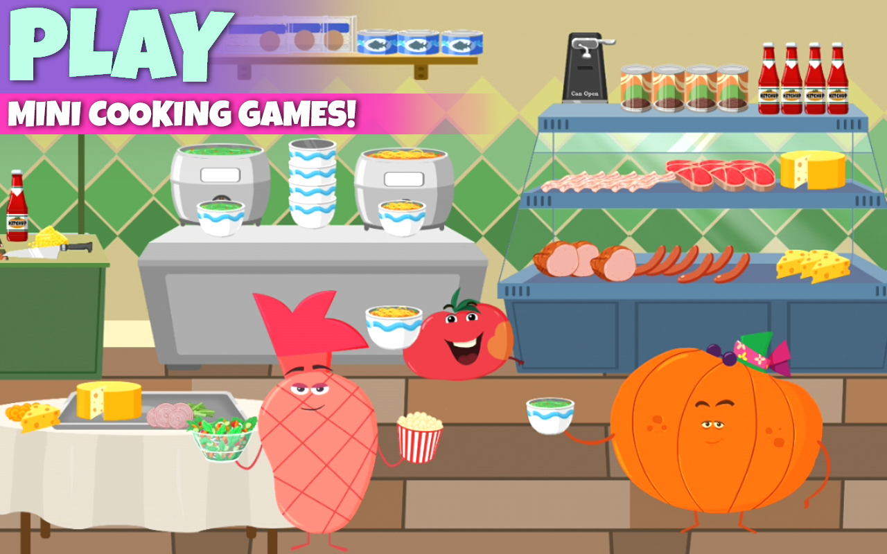 Supermarket - Fruits Vs Veggies Kids Shopping Gameのキャプチャ