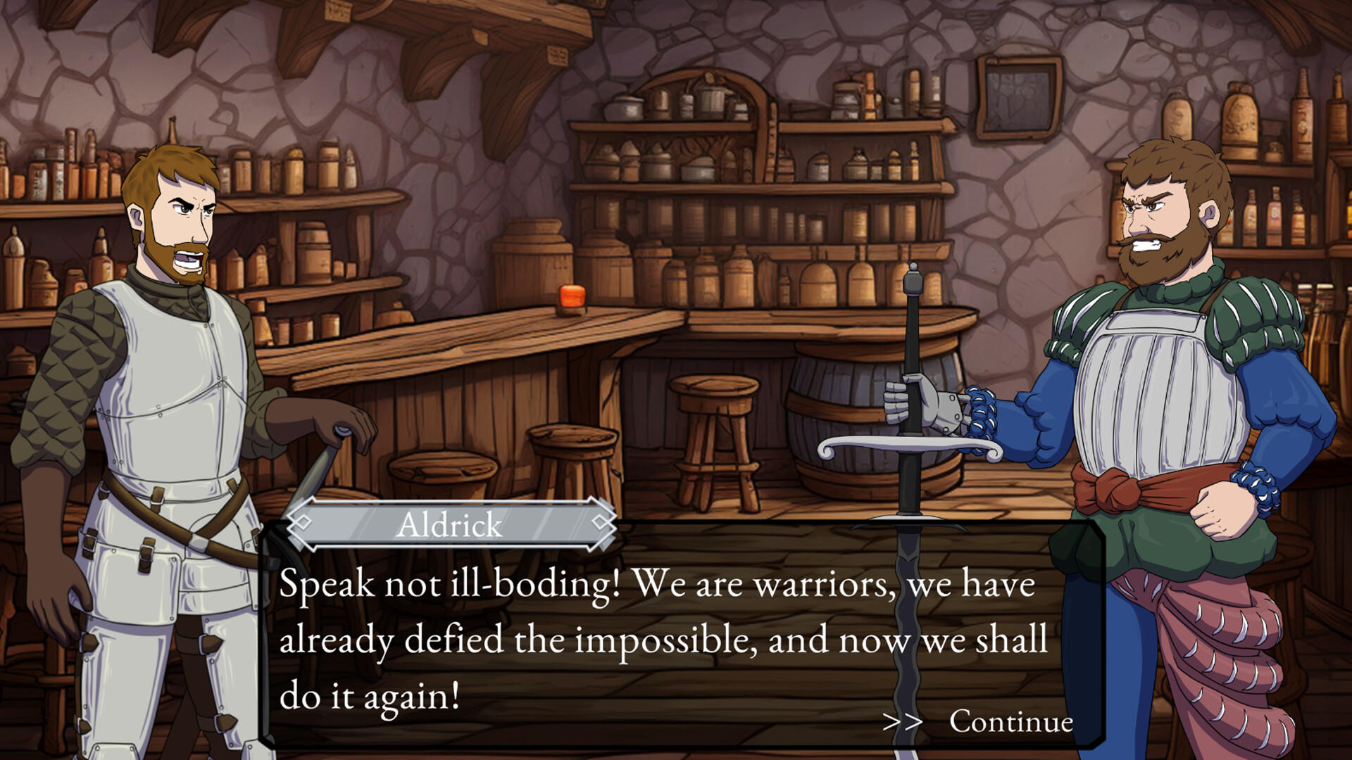 Screenshot of Legacy of Sin ill-boding