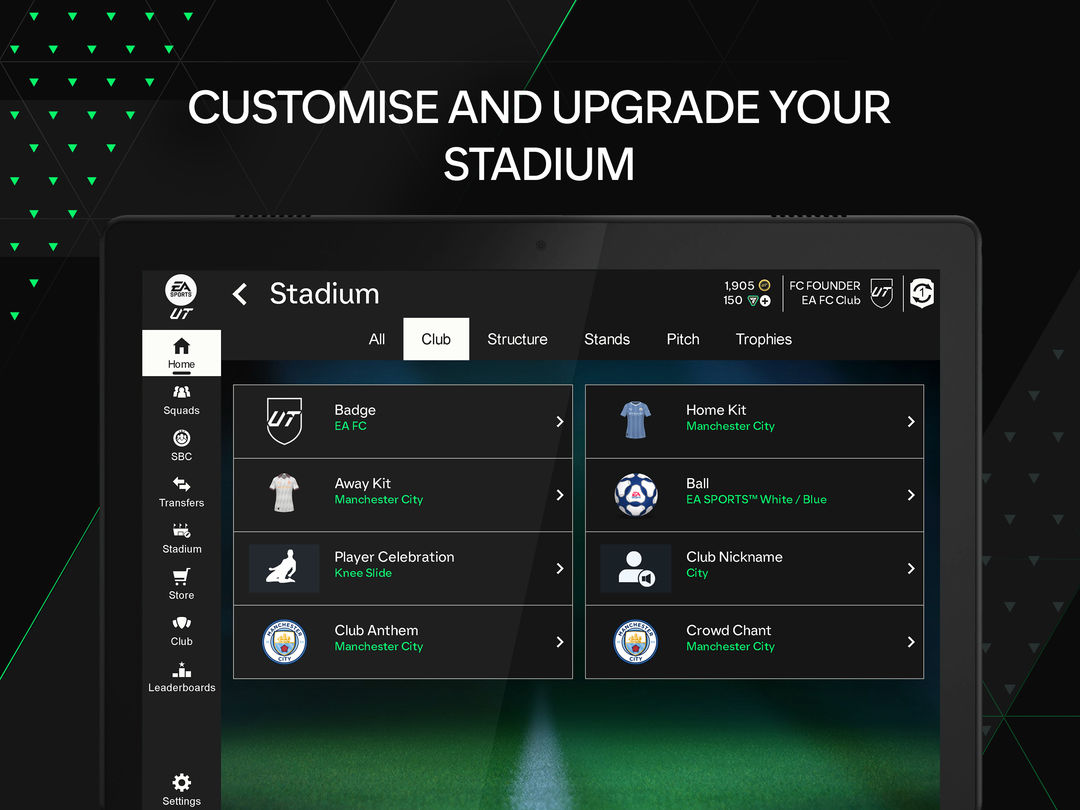 Screenshot of EA SPORTS FC™ 24 Companion