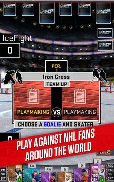 Cuplikan Layar Game NHL SuperCard