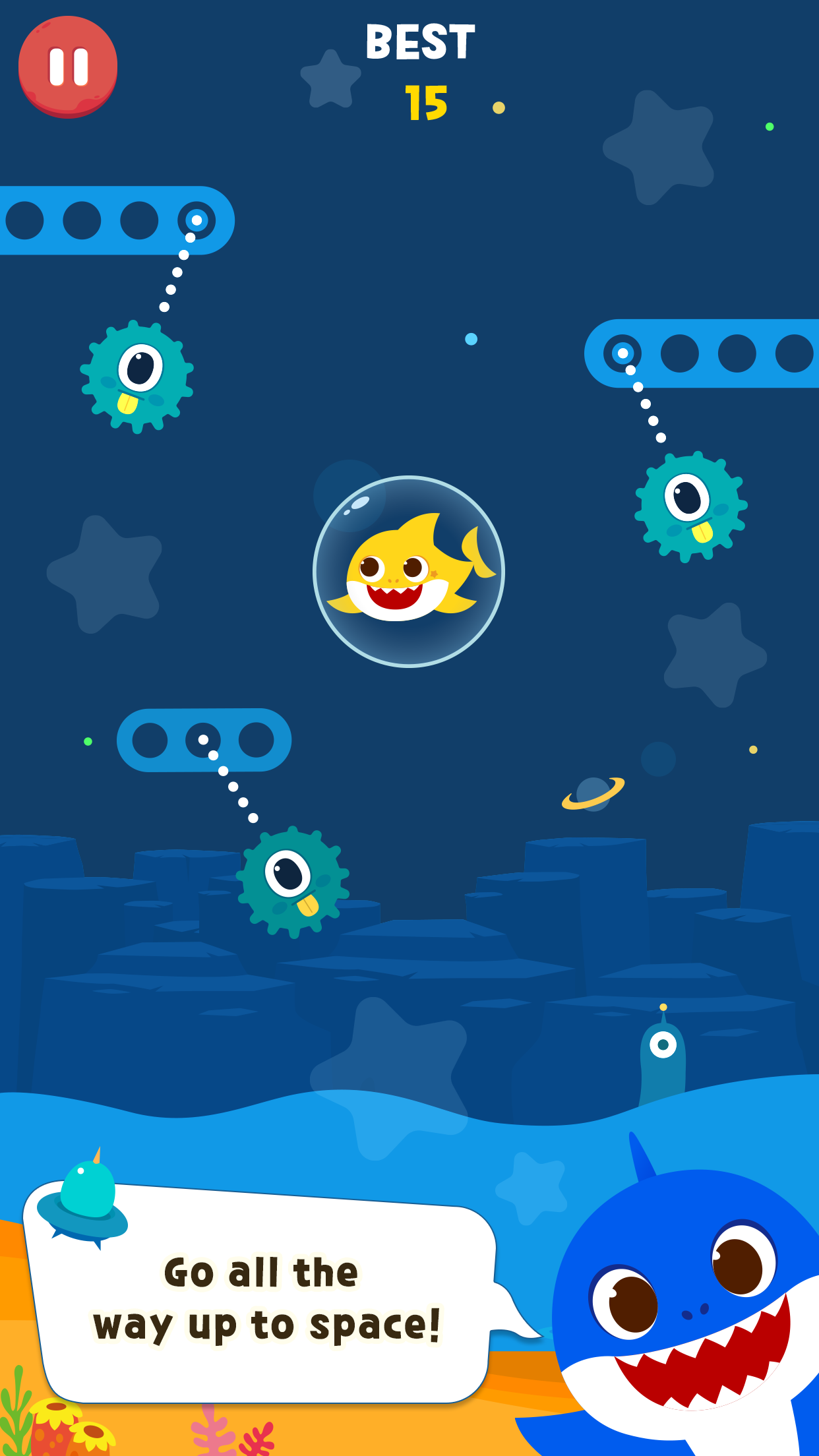 Baby Shark UP Game Screenshot