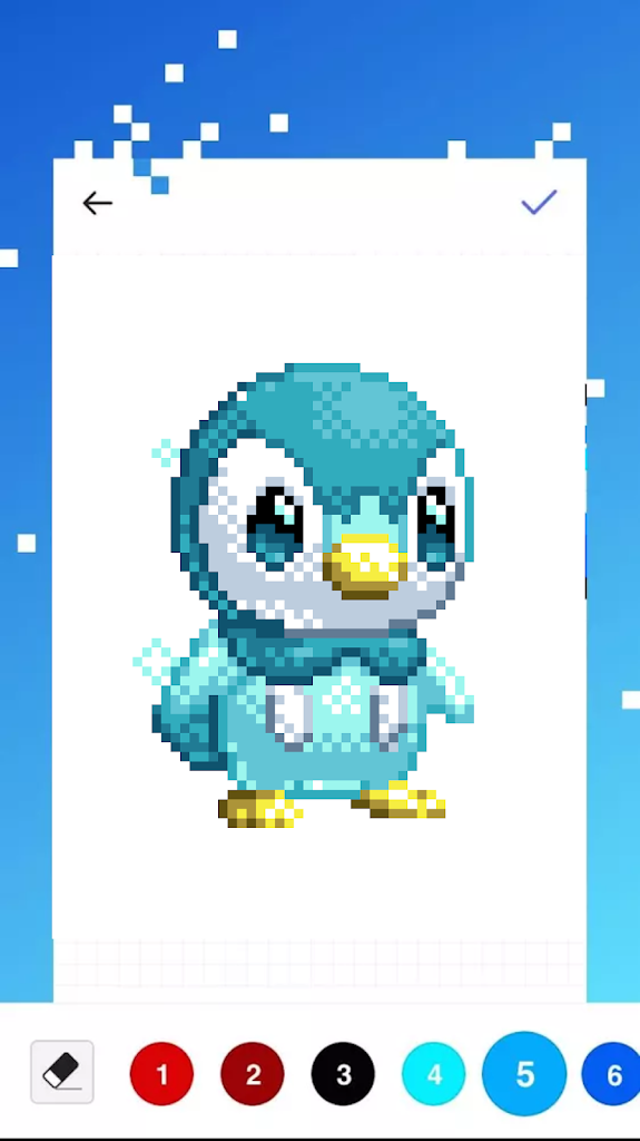 Pokepix Color By Number Game Screenshot