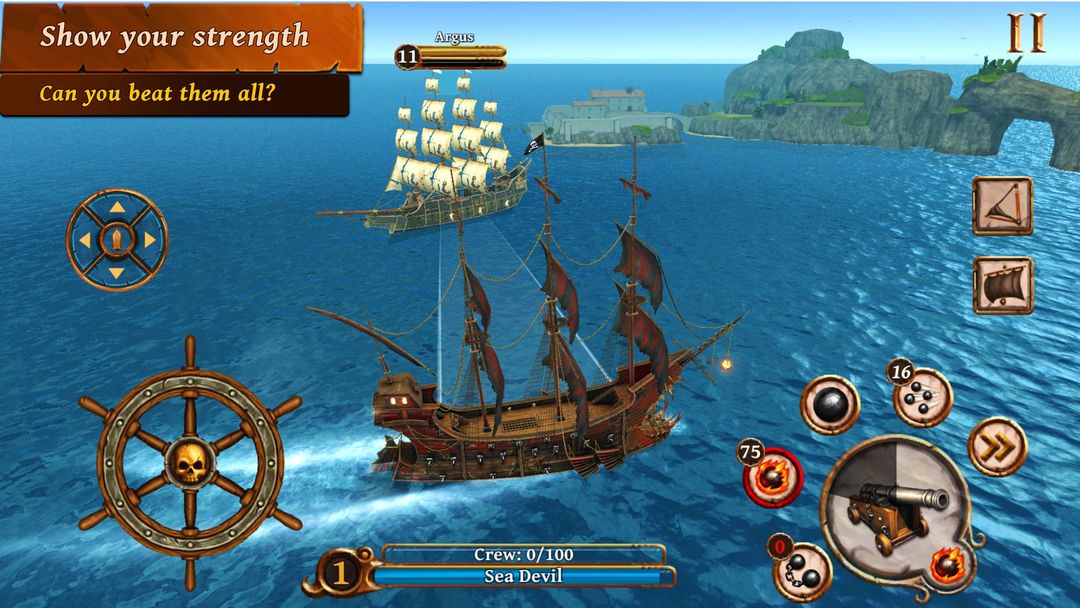 Ships of Battle Age of Pirates ภาพหน้าจอเกม