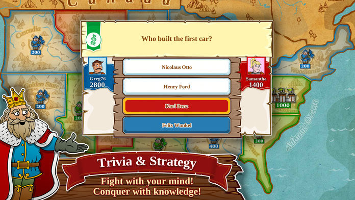 Triviador USA screenshot game
