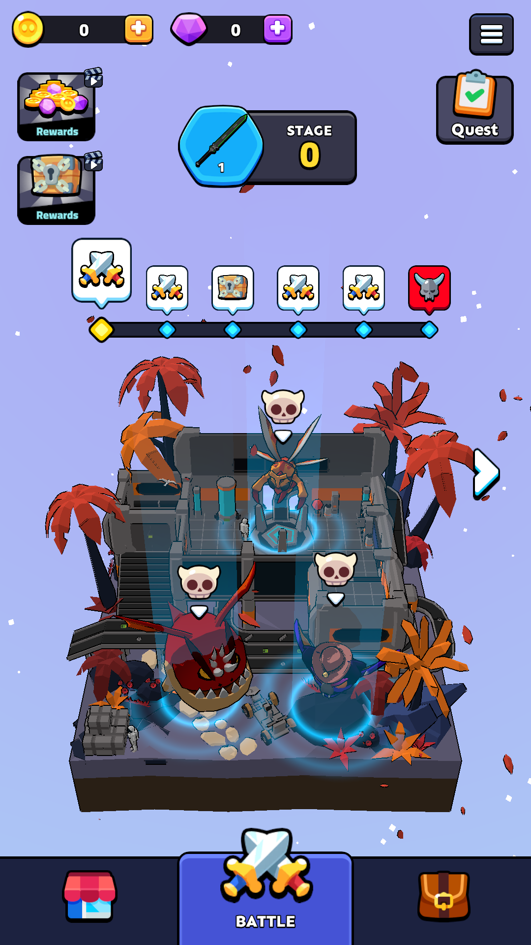Hello Carbot Robot Battle Game Screenshot