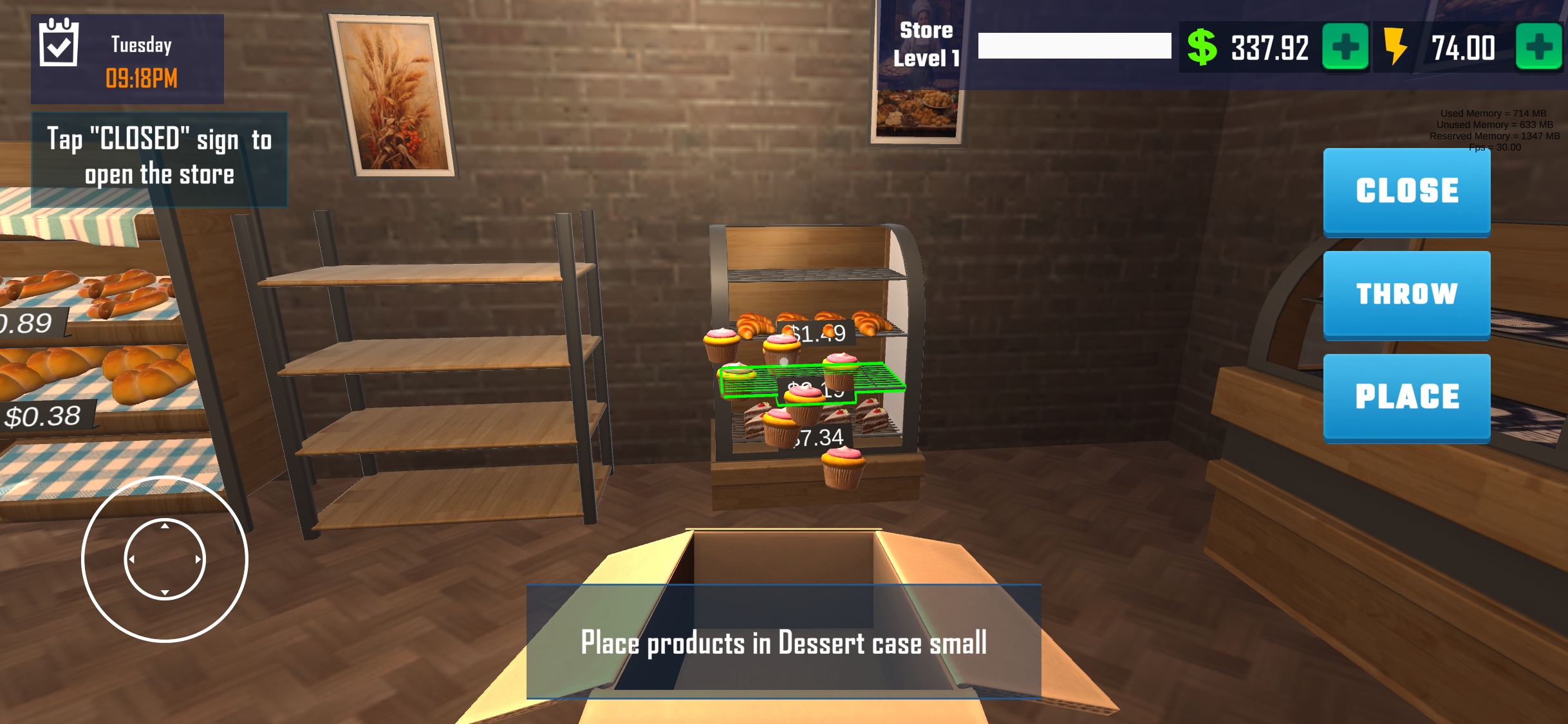 Store Simulator: Pastries Cafe ภาพหน้าจอเกม