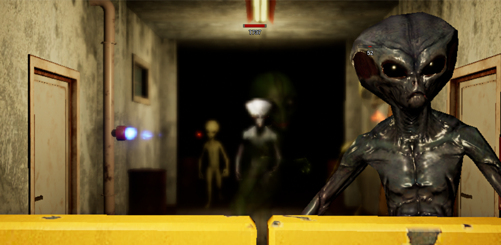 Screenshot dari video Dark Night: Shoot Aliens