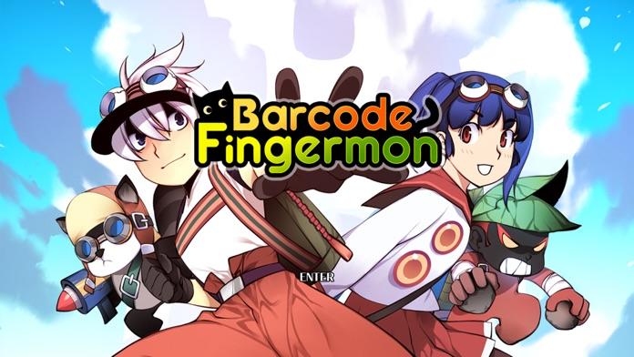 Barcode Fingermon Game Screenshot