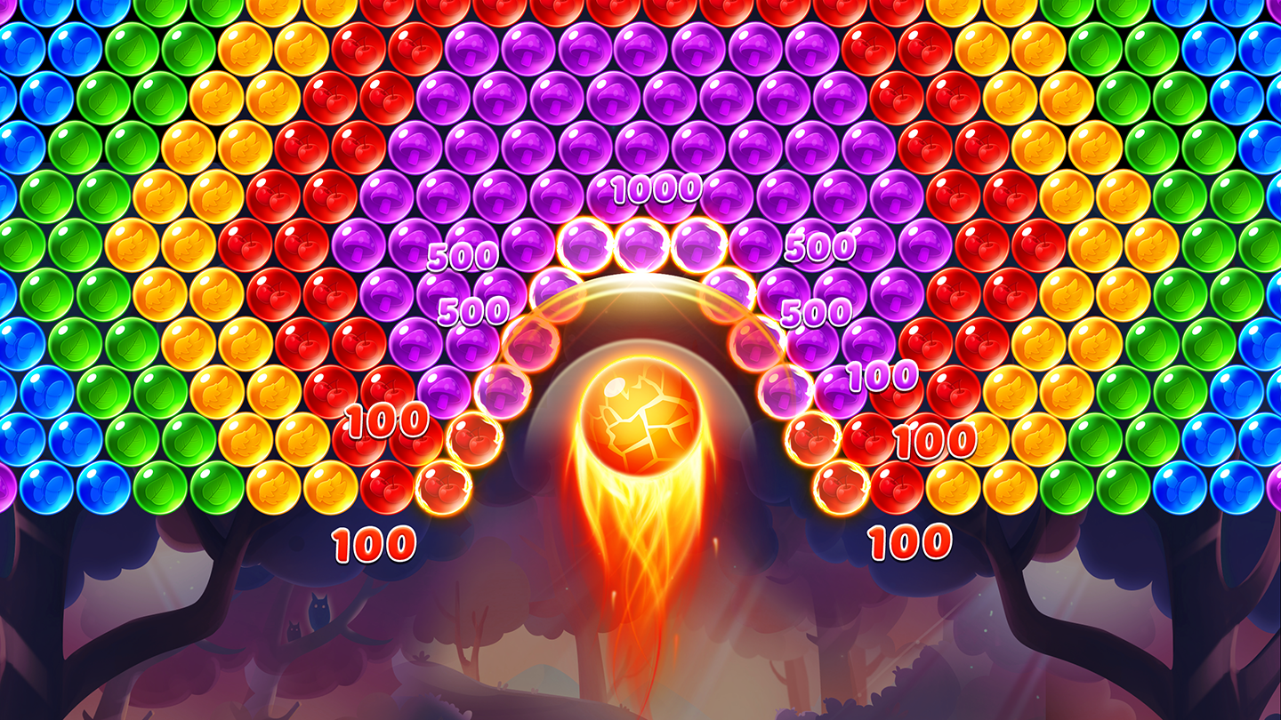 Captura de Tela do Jogo Bubble Shooter