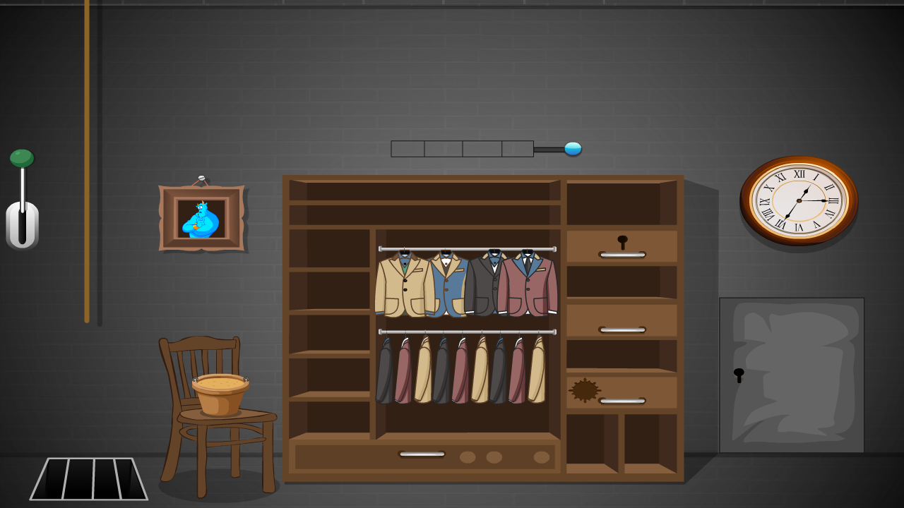 Black and White Escape Game Screenshot