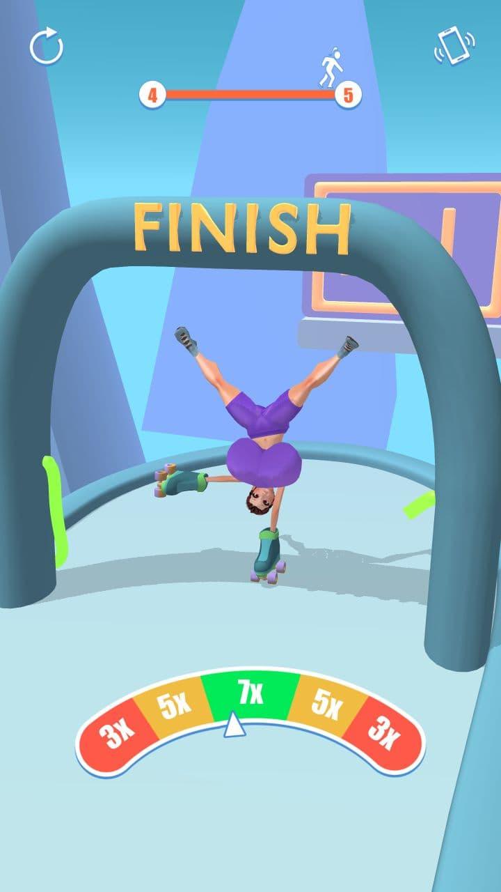 Hand Heels Roller Boobs Runner Game Screenshot