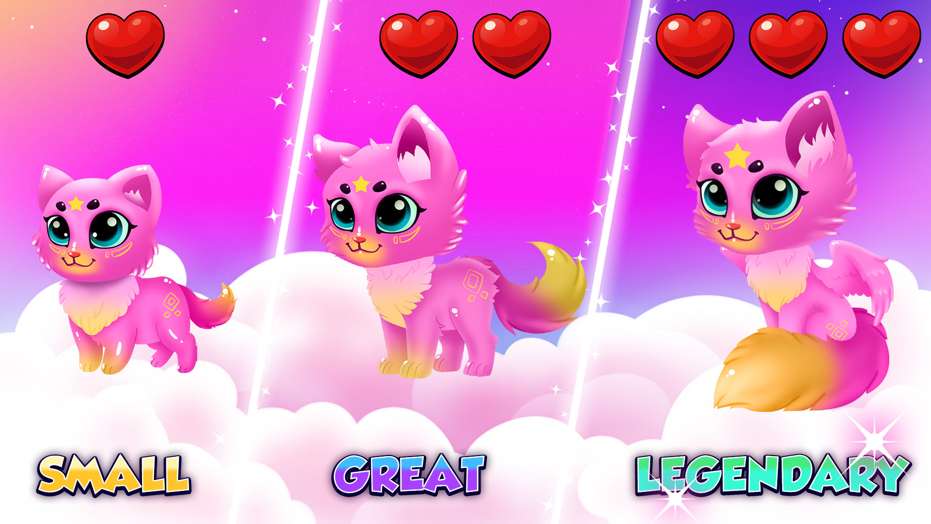 Cats vs Dogs Merge Animals Game Screenshot